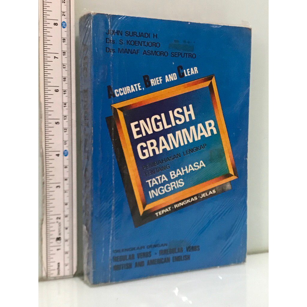 Jual ABC ENGLISH GRAMMAR ACCURATE BRIEF AND CLEAR JOHN SURJADI | Shopee ...