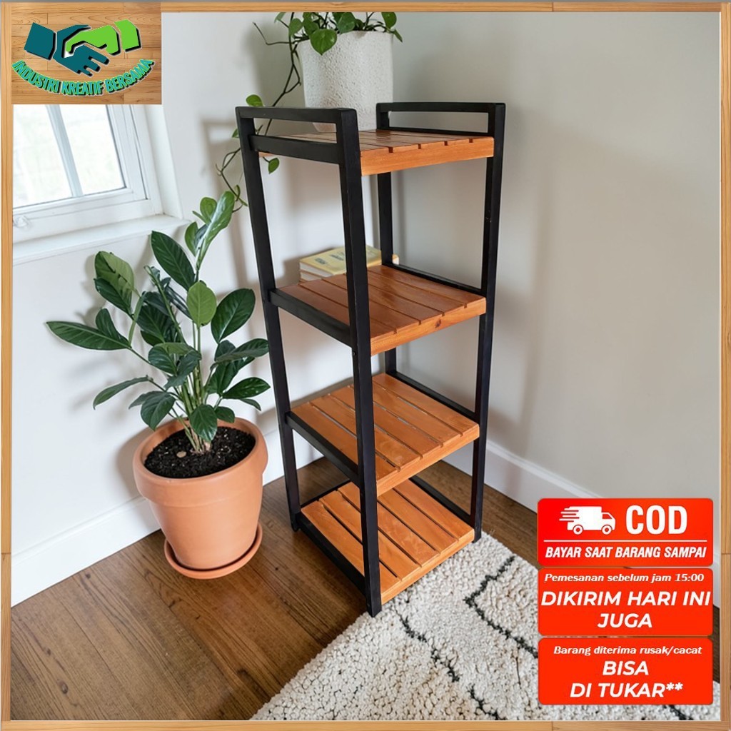 Jual Rak Galon & Mejikom Serbaguna – Rak Meja Kayu Minimalis Full ...