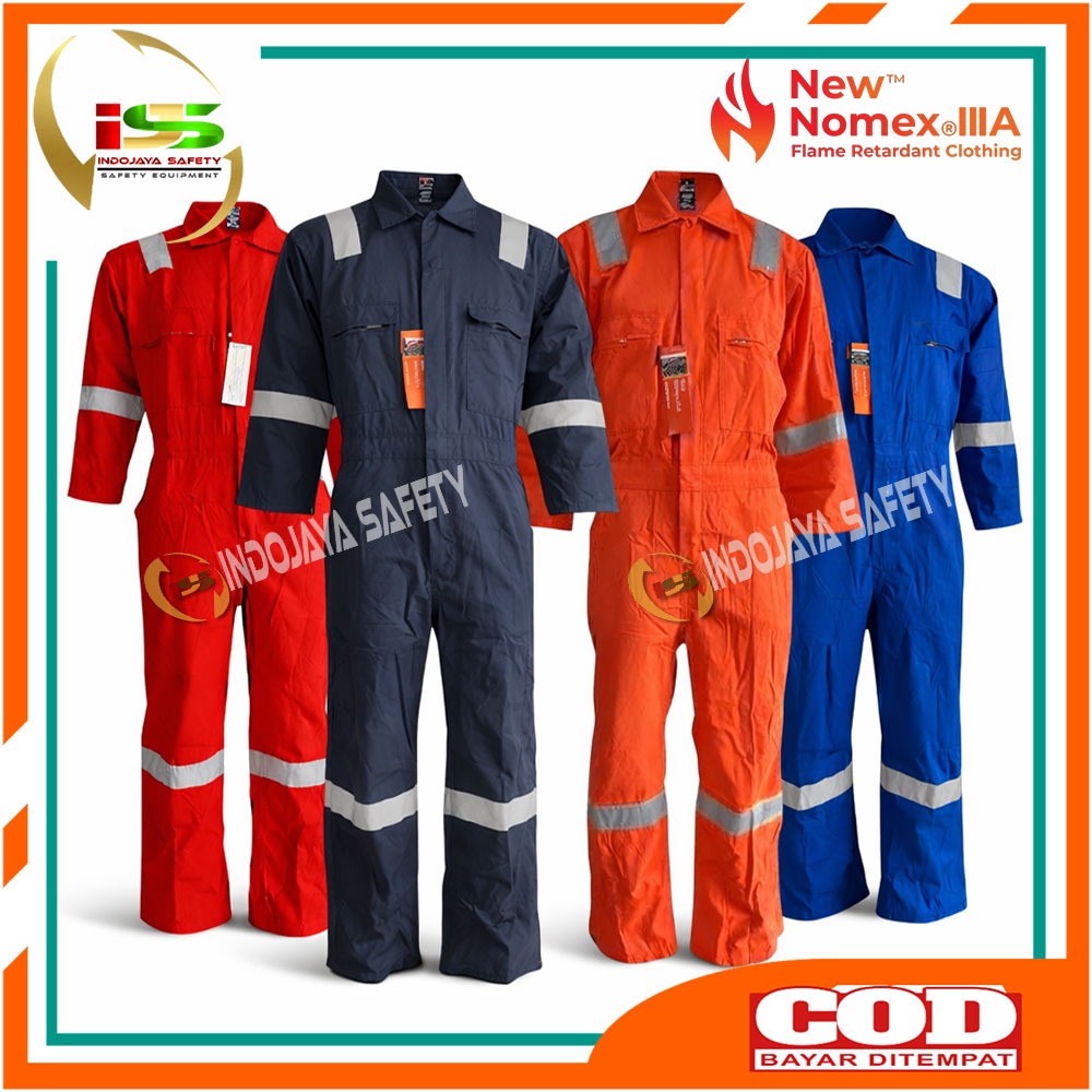 Jual Nomex IIIA Baju Anti Percikan Api Wearpack Safety Coverall Flame ...