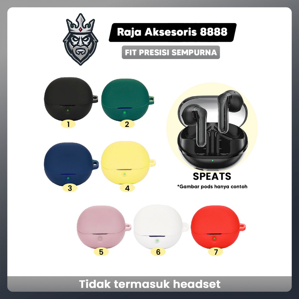 Jual [SC] Case Casing Cover Silicone Protective Soundpeats Clear TWS ...