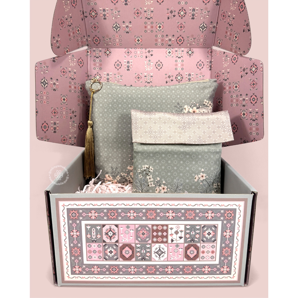 Hampers Mukena Sajadah Miraya Wisteria Moss