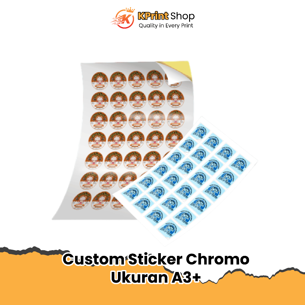 Jual Custom Sticker Chromo / Label Makanan & Segel Kemasan Minuman ...