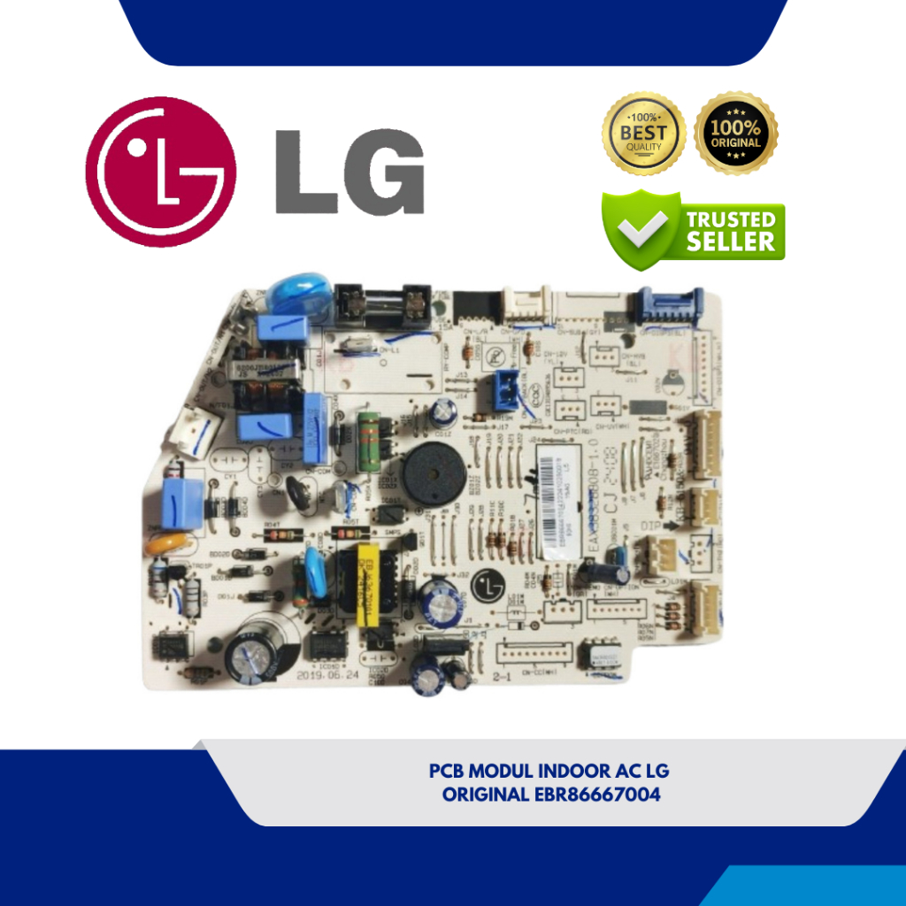 Jual PCB MODUL INDOOR AC S06EV4 LG ORIGINAL EBR86667004 | Shopee Indonesia