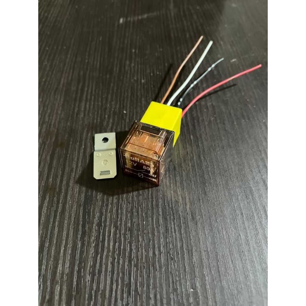Jual PAKET RELAY TRANSPARAN 4 KAKI 12V 80A DAN SOKET RELAY LAMPU RELAY ...
