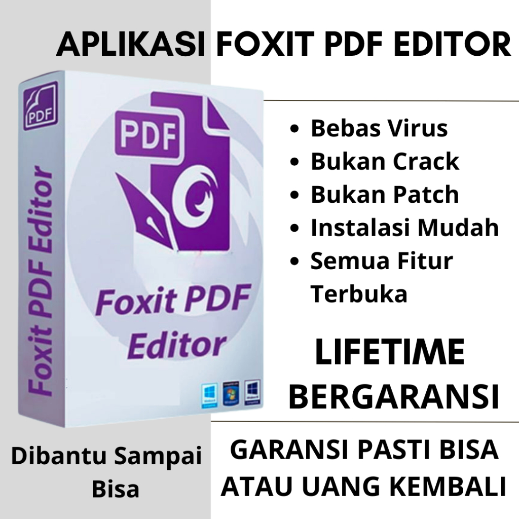 Jual Foxit PDF Editor Pro Permanen Full Version / Edit Convert Combine ...