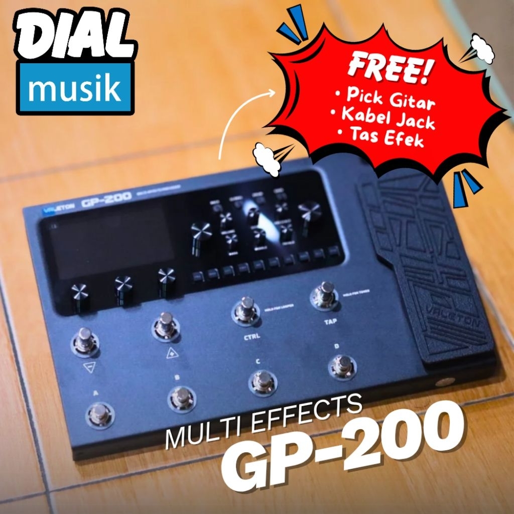 Jual Valeton GP200 Multi Effects Processor - / GP-200 / GP 200 / Multi ...