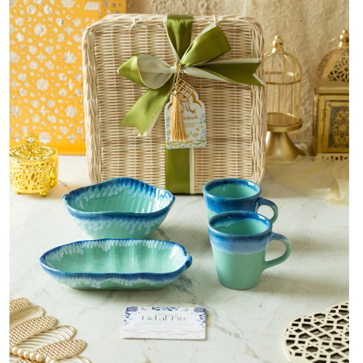 Seduh Pertama - Cendana Tableware Set | Hampers Premium Set Plate&Mug Ceramic