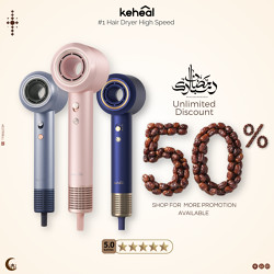 KEHEAL HC Hair Dryer High Speed Pengering Rambut Ion Negative Strong Wind Low Wa