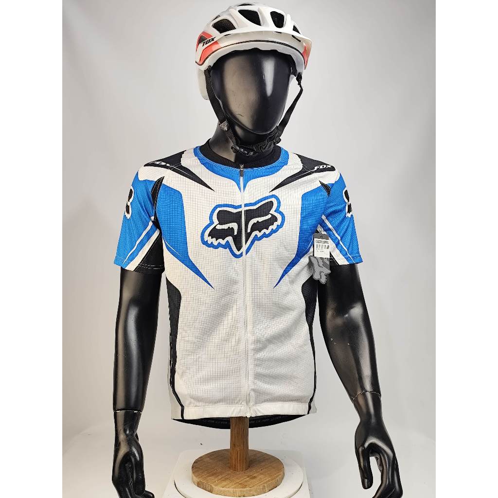 Jual Fox Race Blue Jersey Sepeda Roadbike Sepeda MTB Original | Shopee ...