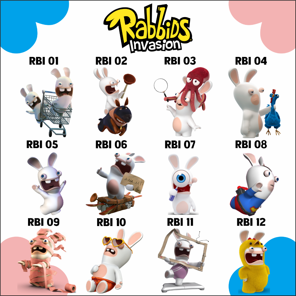 Jual RABBIDS INVASION STIKER SABLON SETRIKA DTF - MACTIVE | Shopee ...