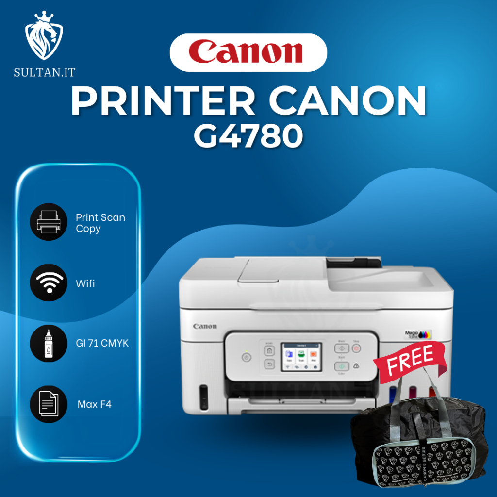 Jual Printer Canon Pixma G4780 Print Scan Copy Fax Wifi ADF Duplex ...