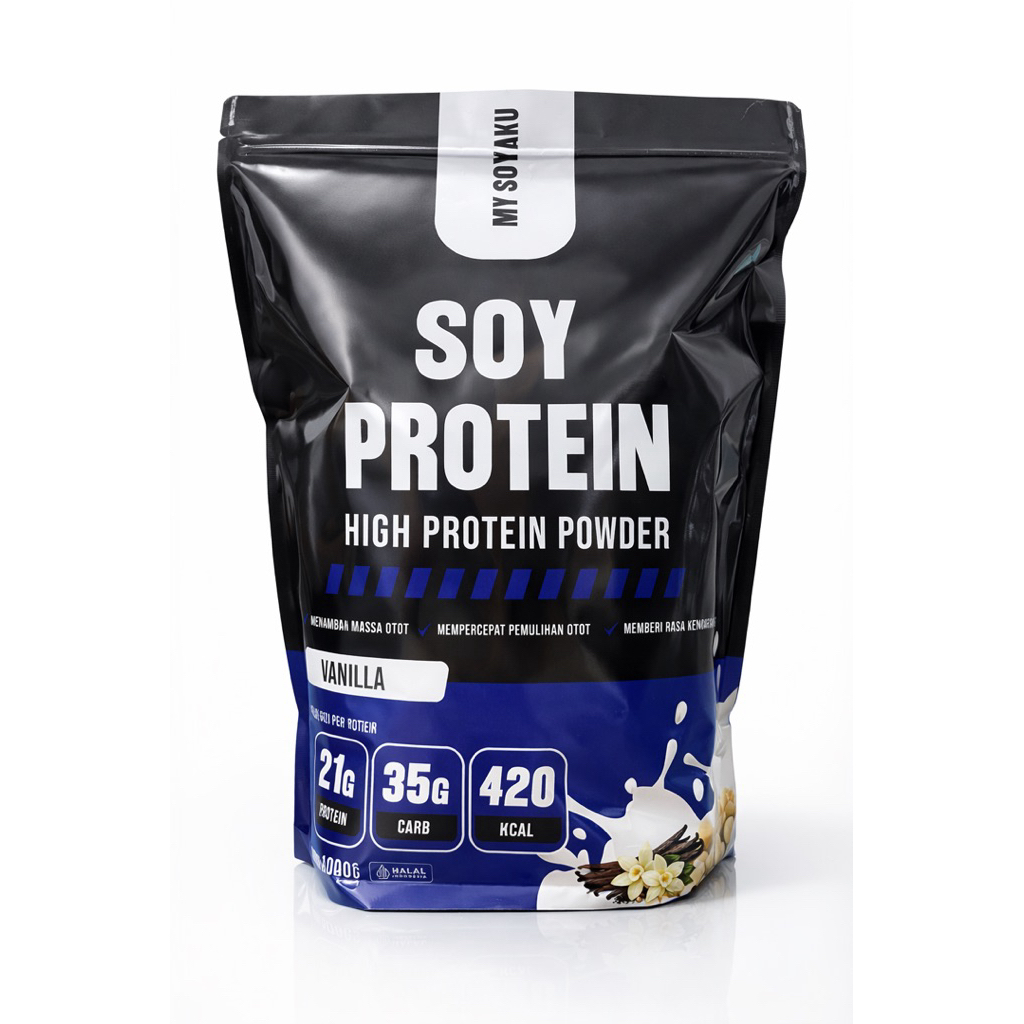 Jual SOY PROTEIN RASA VANILLA 1000 gram|| COCOK UNTUK FITNESS GYM ...