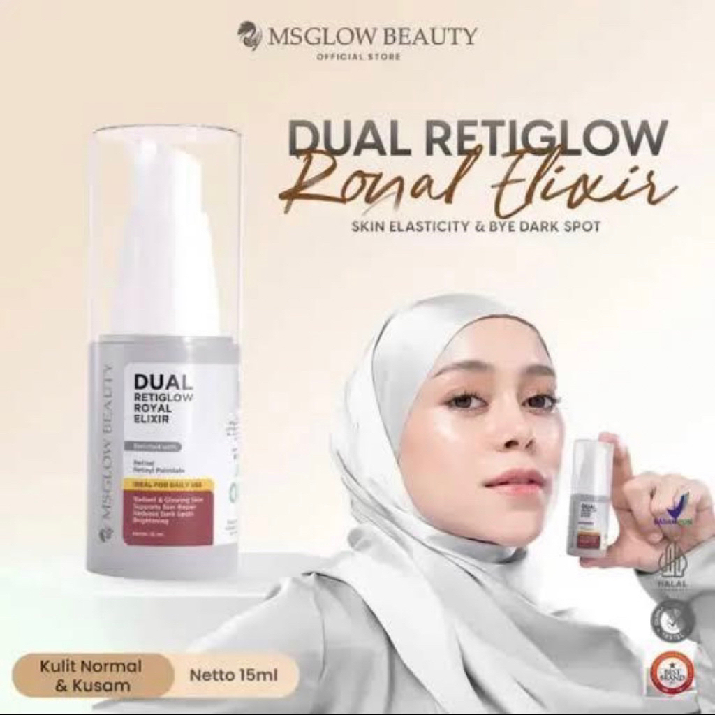 Jual DUAL RETIGLOW ELIXIR SERUM MSGLOW | Shopee Indonesia
