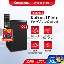 [Best Selling] New Changhong Kulkas 1 pintu (Refrigerator) Lemari Es Kapasitas 1