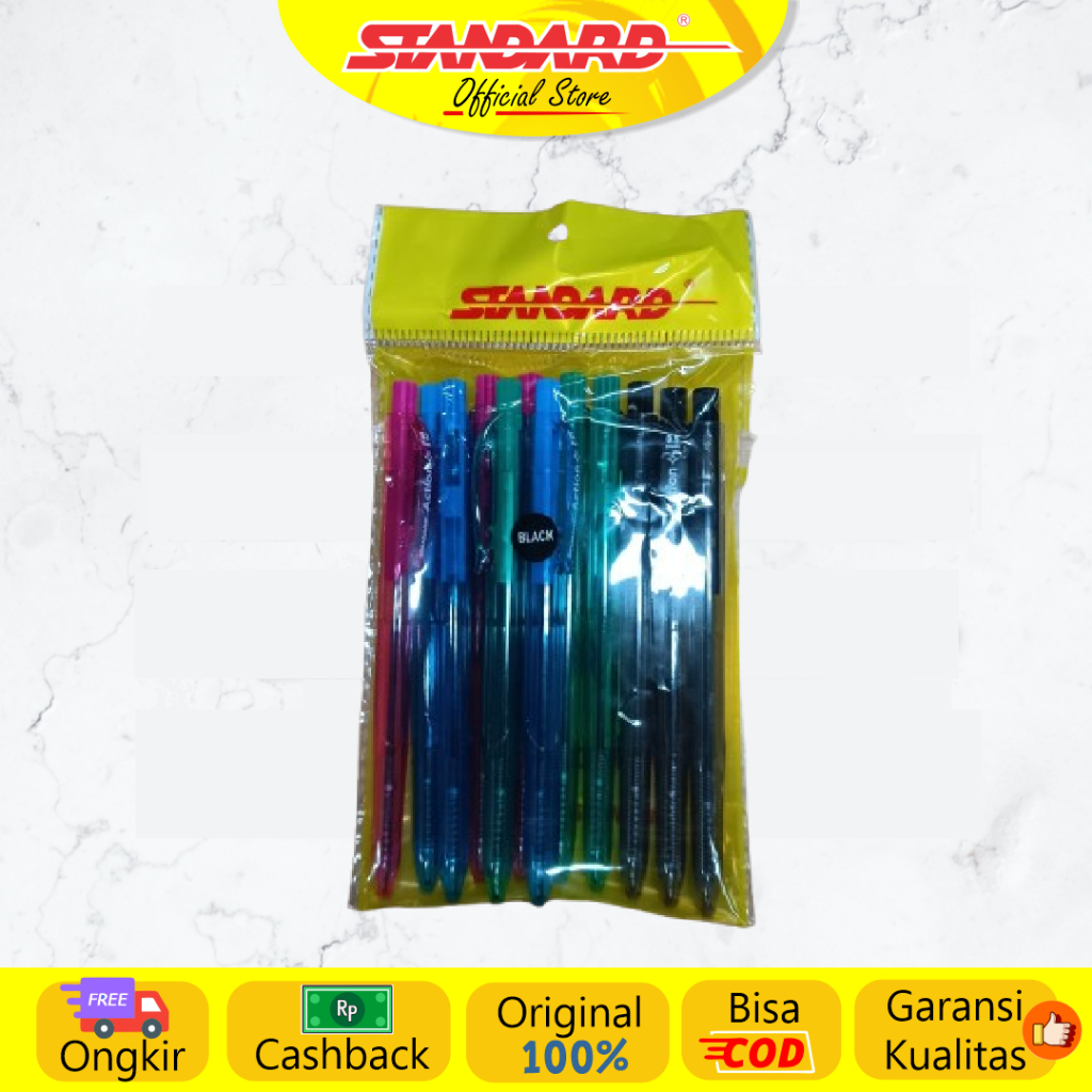 Standard - Pulpen Action 0.5  ( Alat Tulis / Pen / Ballpoint / Pena ) (2)