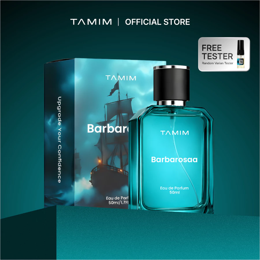 Barbarossa - Parfum Pria Wangi Tahan Lama Aroma Fresh Citrus Spicy | Eau de Parfum by Tamim