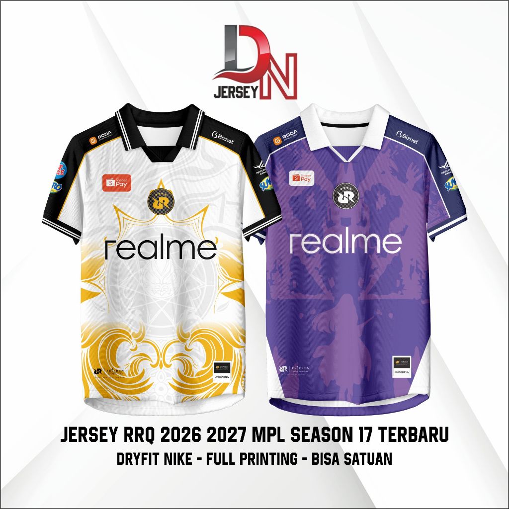 Jual Jersey Baju Kaos Team RRQ Terbaru 2026 2027 MPL Season 17 Game ...