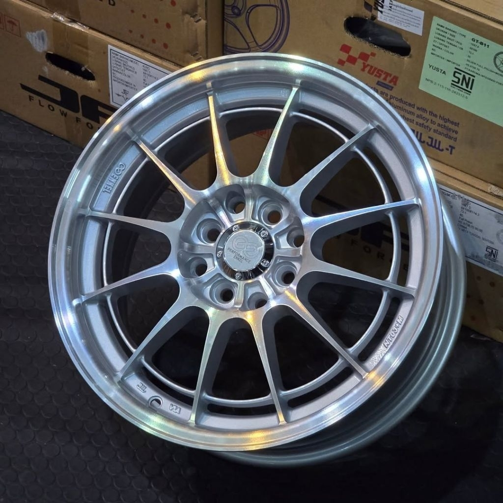 Jual velg mobil r16 ENKEI NT03 SPIDER FULL POLISH ET 40 velg ring 16 ...