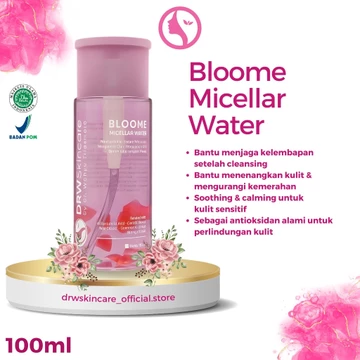 Drw Skincare Bloome Strawberry Micellar Water Pembersih Wajah Double Cleansing