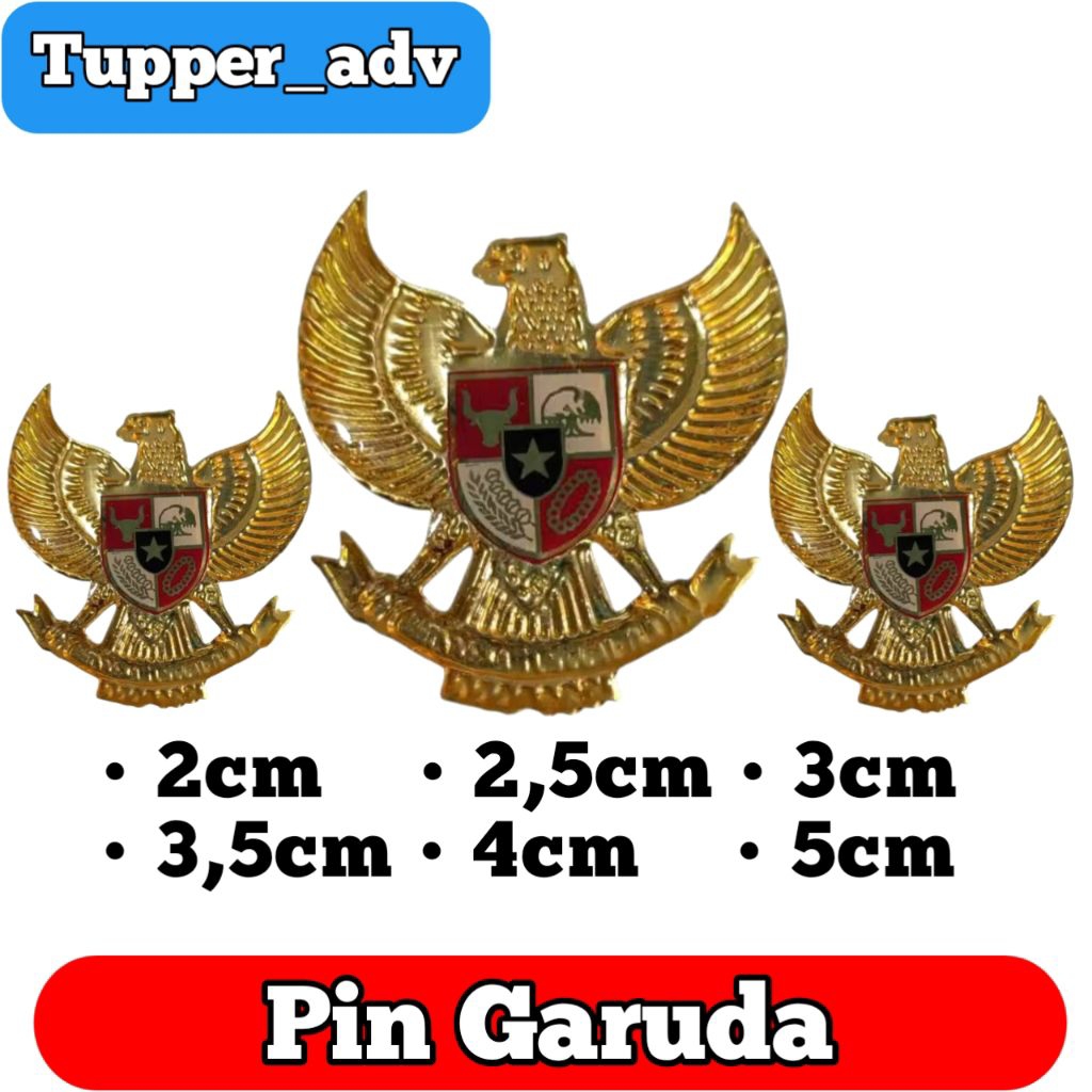 Jual Pin Bros Garuda Resin Berbagai Ukuran / Pin Bros Garuda Fiber ...