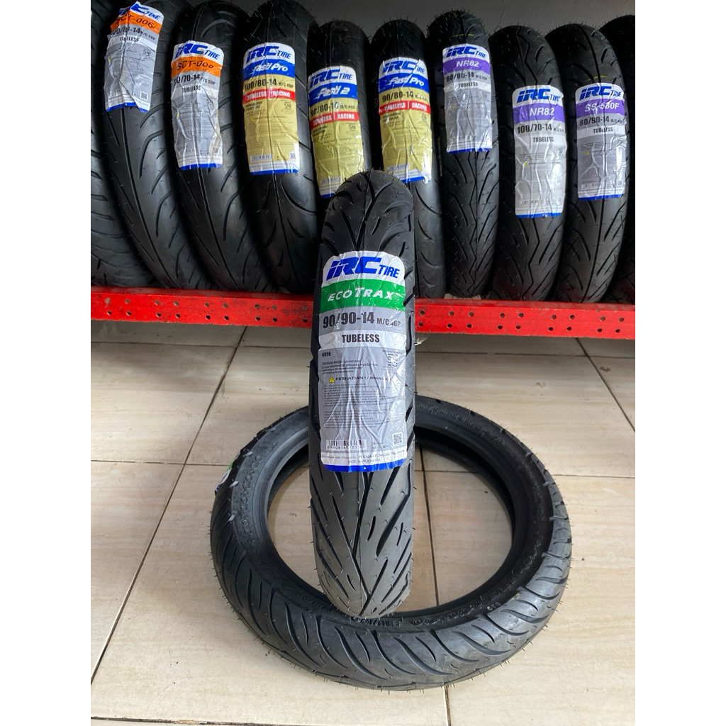 Jual Ban Motor Matic/ IRC ECOTRAX 90/90 Ring14 Tubeless PRODUKSI 2026 ...