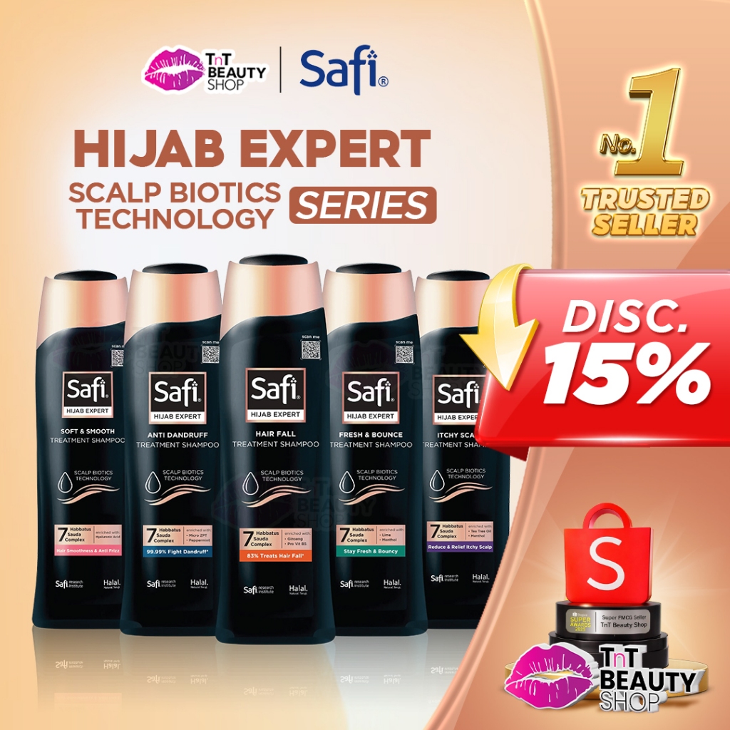 SAFI Hair Xpert SERIES Shampoo 160gr Kecil | 320 ml Besar | Conditioner 180 ml | TnT Beauty Shop