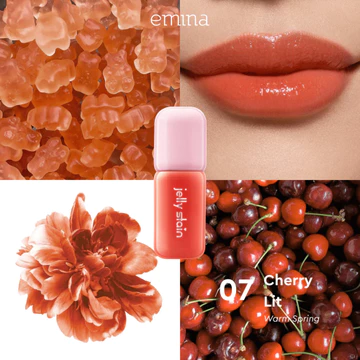 EMINA Jelly Stain Lip Tint Korea Glossy Ombre Tahan 12 Jam Ringan Longlasting Transferproof SPF