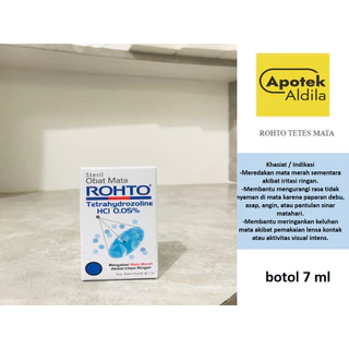 ROHTO TETES MATA STERIL 7 ML MENGATASI MATA MERAH