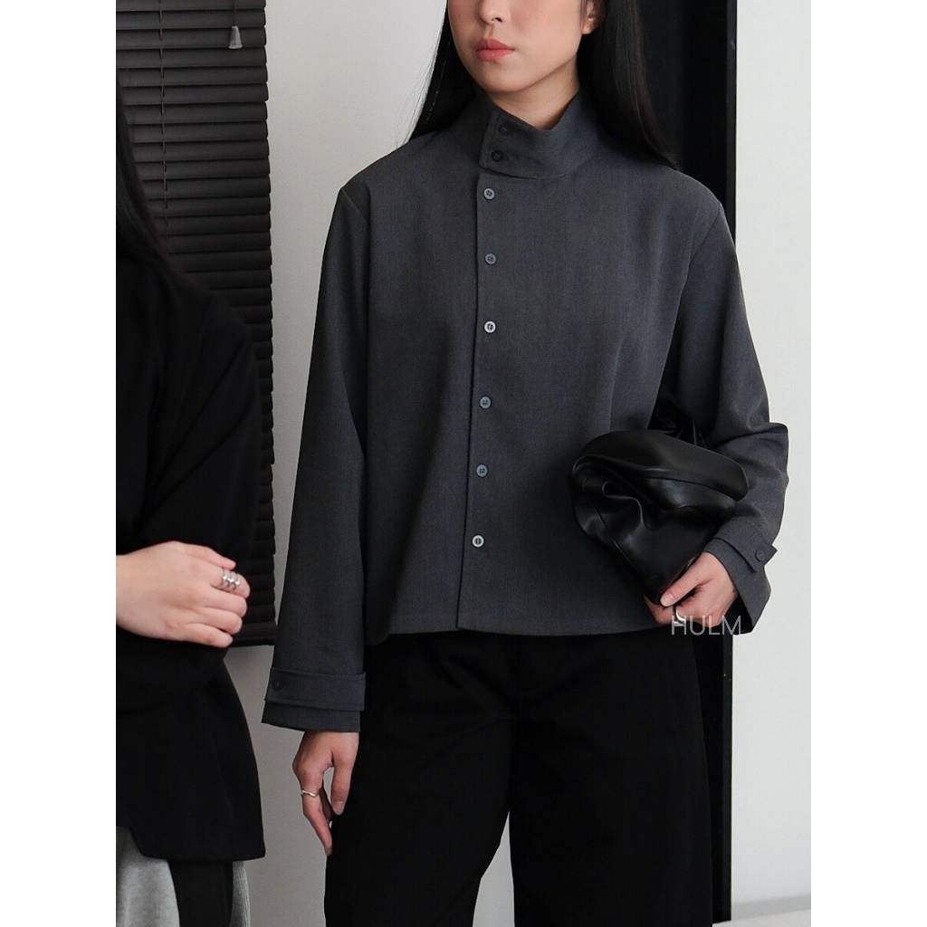 HULM - Dutton High Collar Top | Atasan Wanita