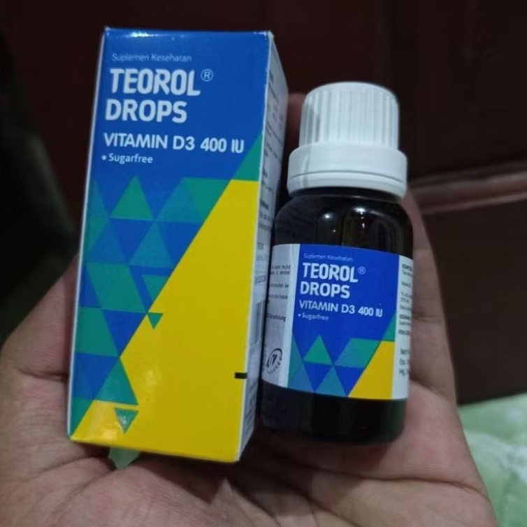 Jual ( Terbaik ) Teorol D3 Drops - Suplemen Vitamin D3 Drops 12,5 ml ...