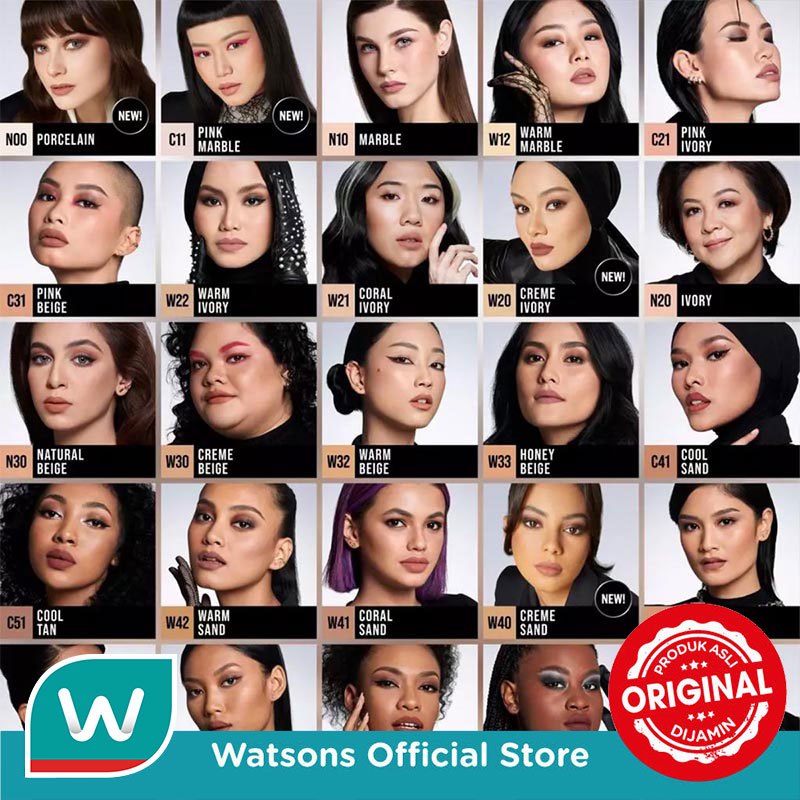 Jual Make Over X Rinaldy Yunardi Powerstay 24H Matte Powder Foundation ...