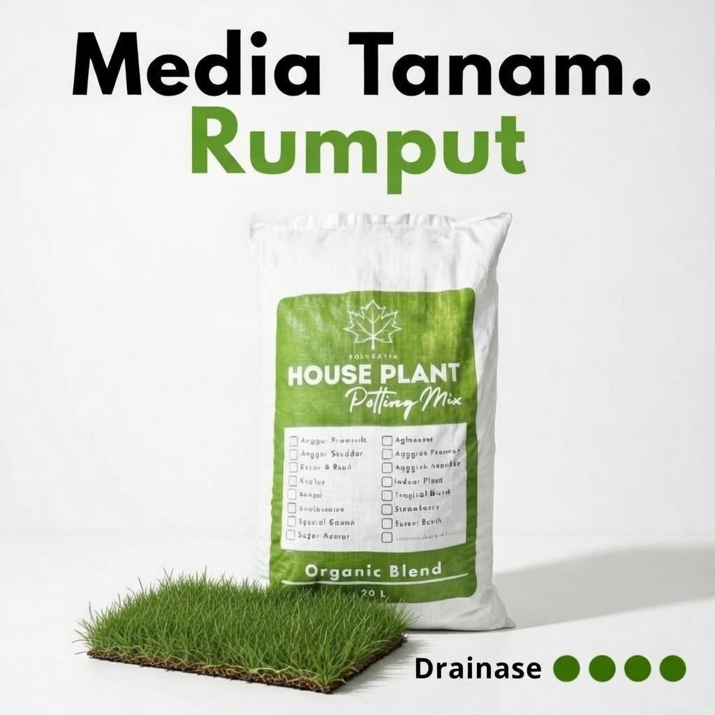 Media Tanam Rumput Jepang/Gajah Mini/Swiss