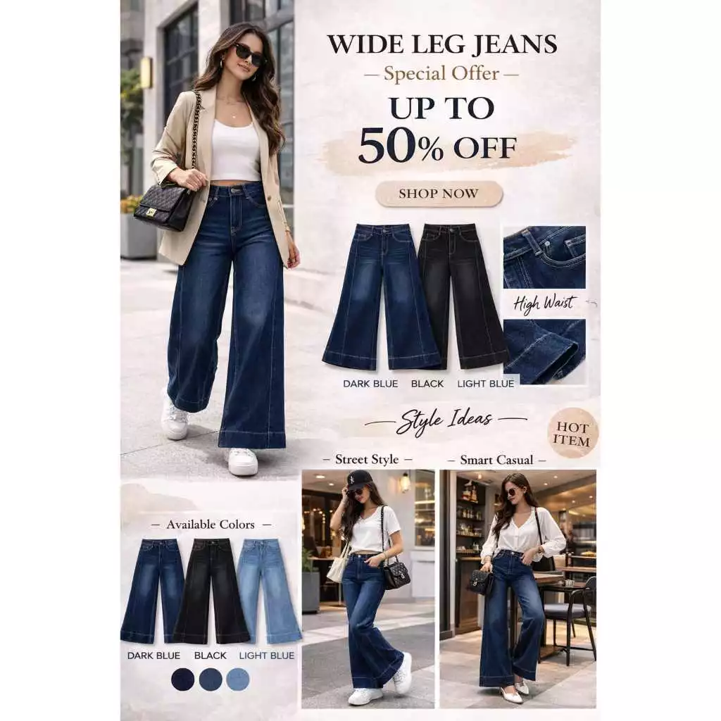 KOREAN HIGHWAIST STRETCH JEANS