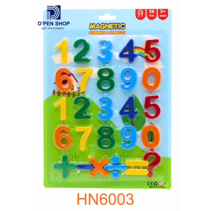 Jual Mainan Edukasi Angka Magnet Alat Belajar Matematika Magnetic ...