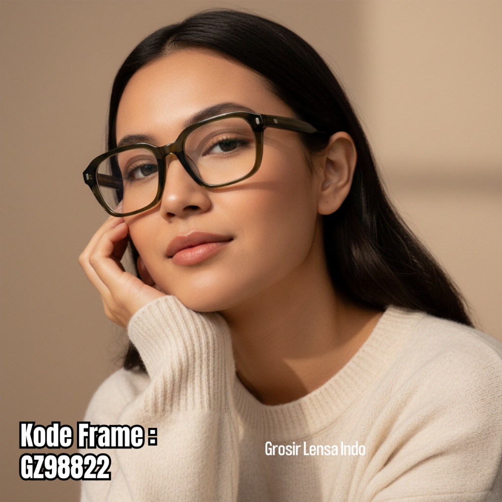 Jual Frame Kacamata Gen z Original Pria/Wanita GZ98822 Lebar Frame 144 ...
