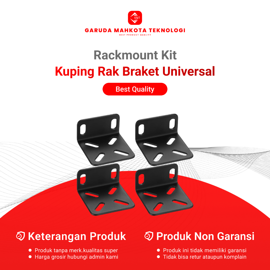 Jual Rackmount Kit Rak Server / Kuping Rak Bracket Kecil Universal ...