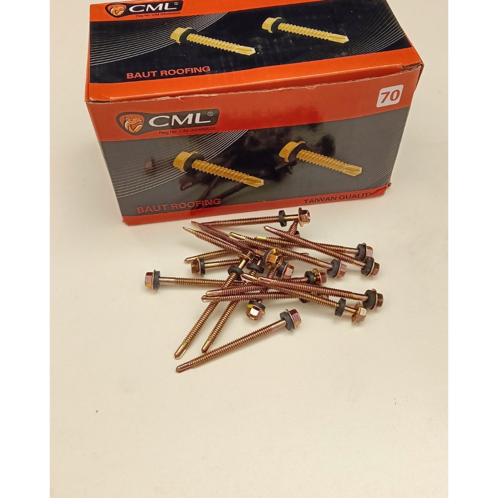 Jual CML Baut Atap Roofing UPVC Camel 7 cm | Shopee Indonesia