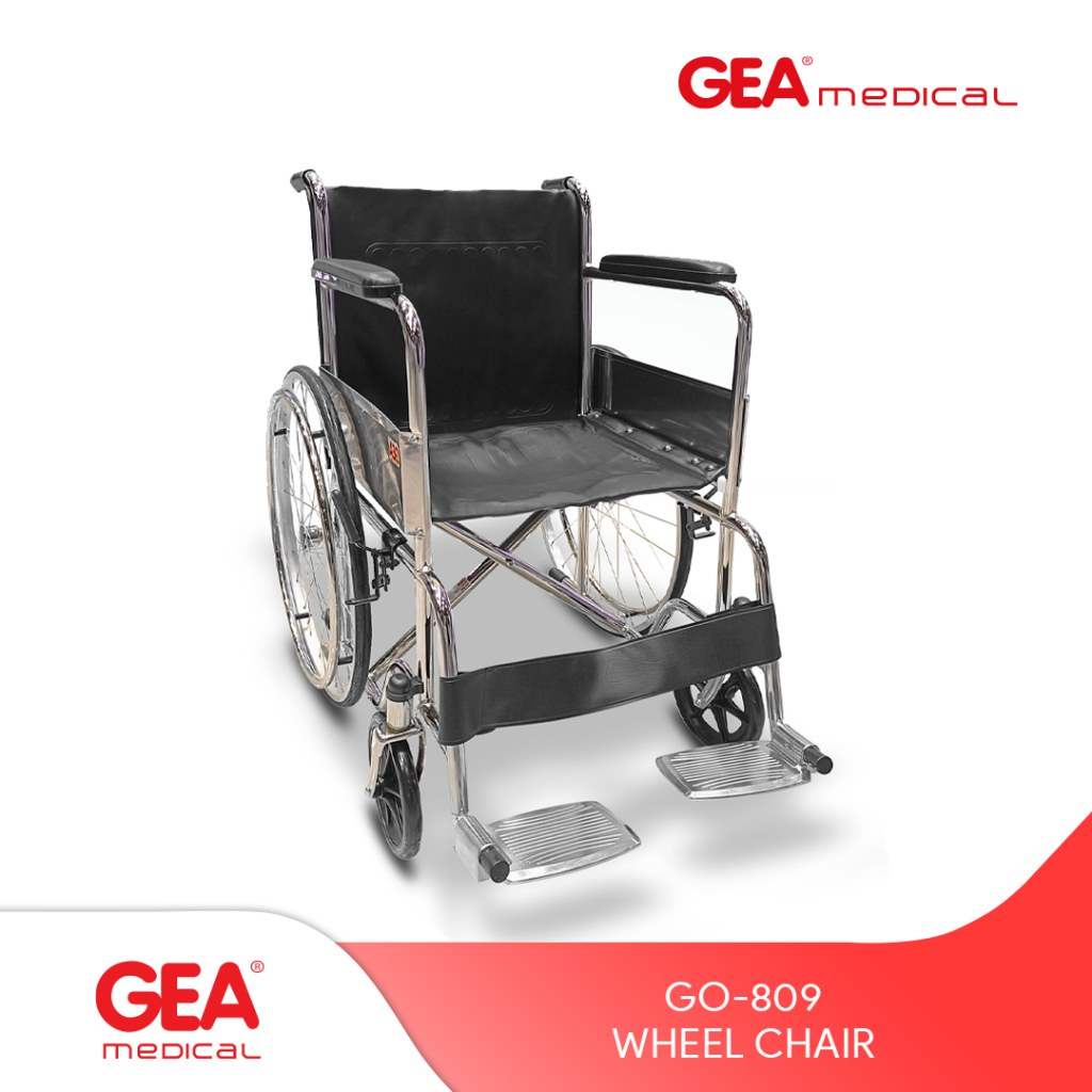 Jual GEA Wheelchair (Kursi Roda) Std Solid GO 809 | Shopee Indonesia