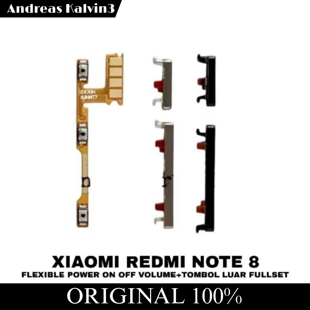 Jual Flexible On Off Volume + Tombol Luar Xiaomi Redmi Note 8 | Shopee ...