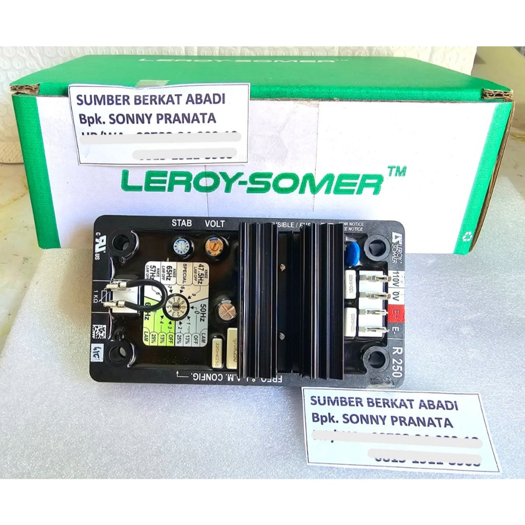 Jual LEROY SOMER AVR R250 LEROY SOMER AVR R-250 LEROY SOMER AVR R 250 ...
