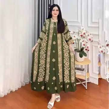 Tamala Dress Jumbo Rayon Premium Daster Super Jumbo Nyaman Untuk Busui