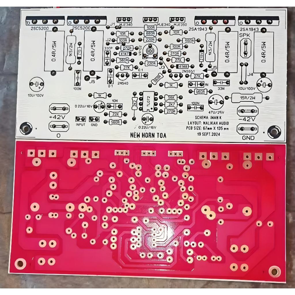 Jual PCB NEW HORN TOA IWAN KAMIL FIBER | Shopee Indonesia