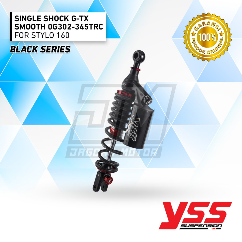 Jual YSS Single Shock G-TX Smooth Black Series For Stylo 160 (OG302 ...