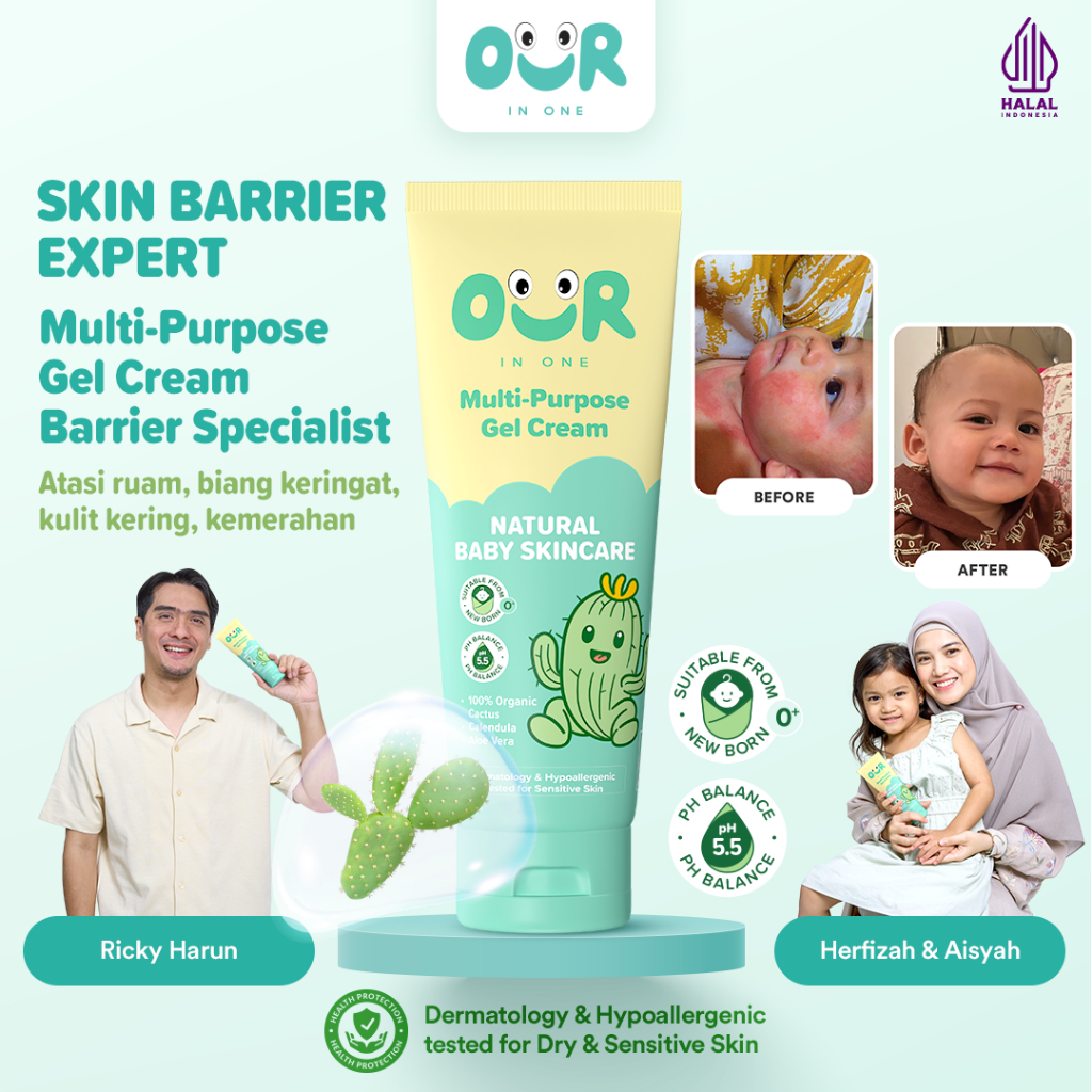 Jual Our In One Multi-Purpose Gel Cream Ruam Biang Keringat Eksim