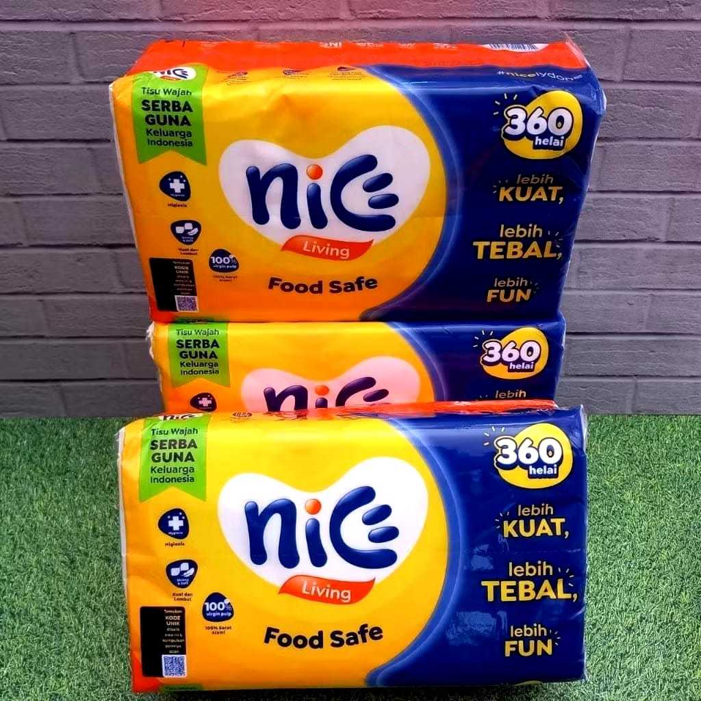 Jual Tissue Nice Facial 360 helai ( paket 3 pack ) | Shopee Indonesia