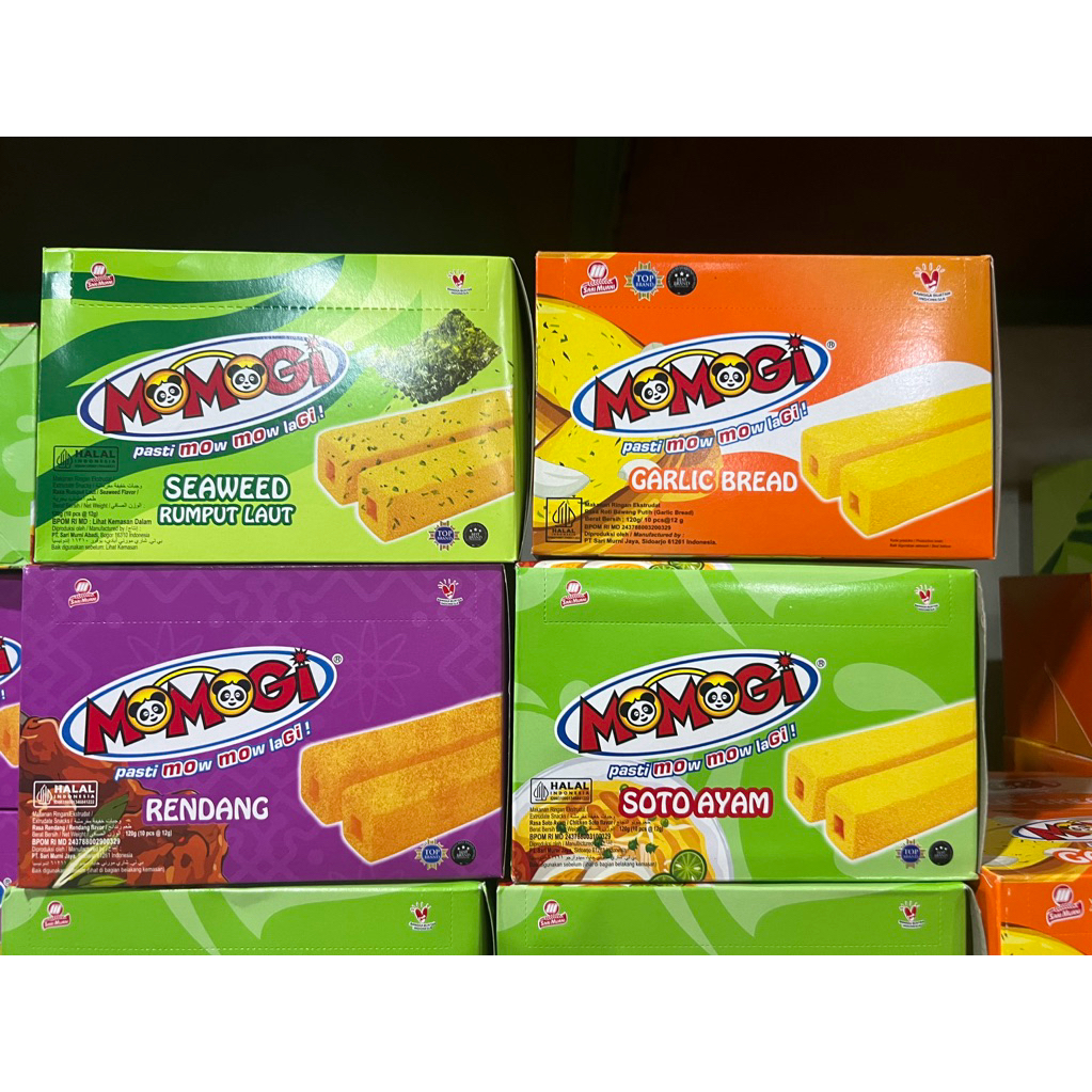 Jual Momogi Box seaweed/garlicbread/rendang/sotoayam | Shopee Indonesia