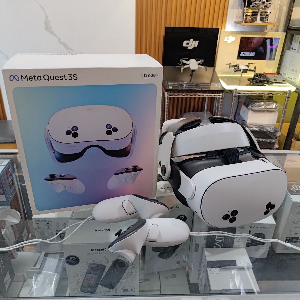 Jual Meta Quest 3S 128GB + BoboVR M3 Pro VR Headset with Battery