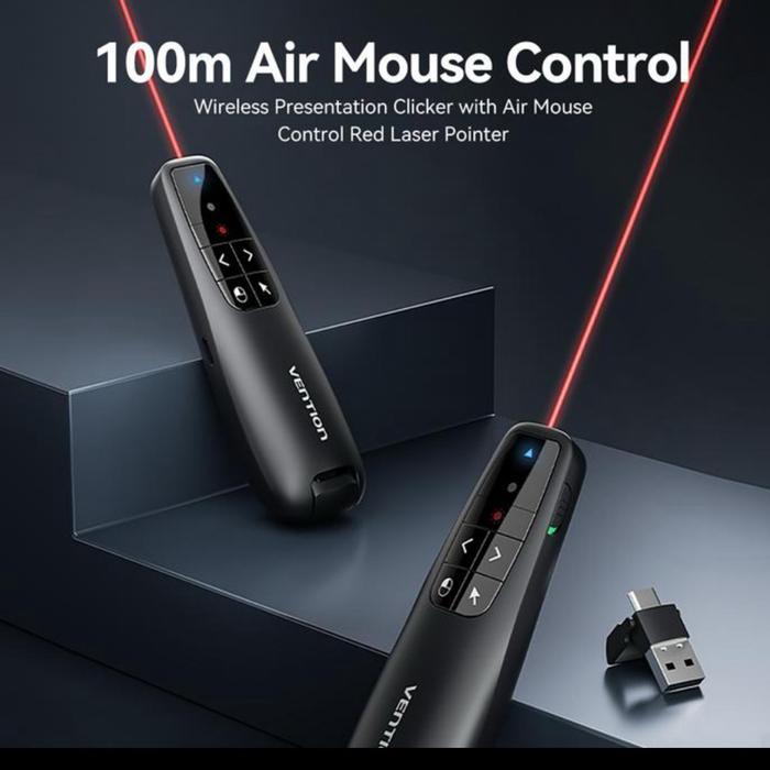Jual Vention Wireless Presenter Laser Pointer Tipe KQP with Air Mouse ...