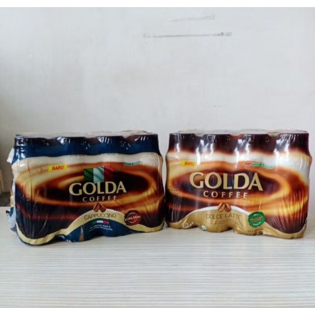 Jual golda minuman kopi dalam botol 200ml isi 12 botol | Shopee Indonesia