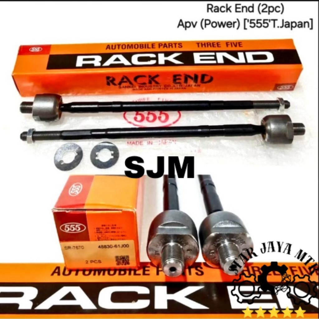 Jual RACK END LONG TIE ROD 555 JAPAN ORI. APV POWER | Shopee Indonesia